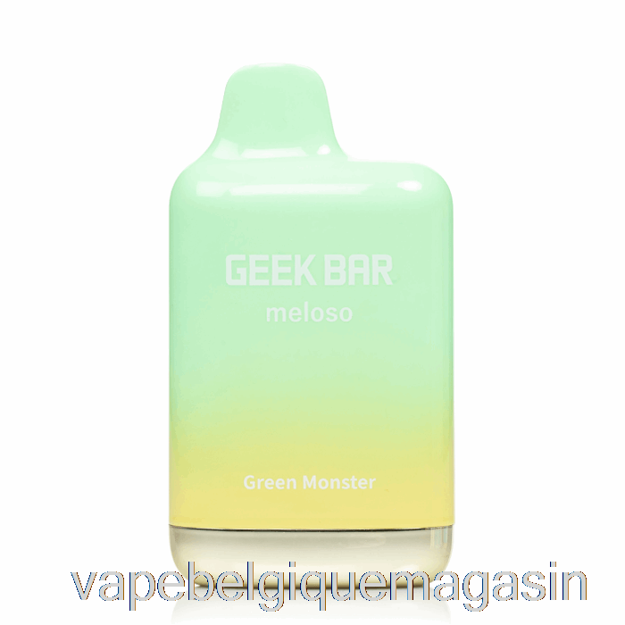 Vape Belgique Geek Bar Meloso Max 9000 Monstre Vert Jetable